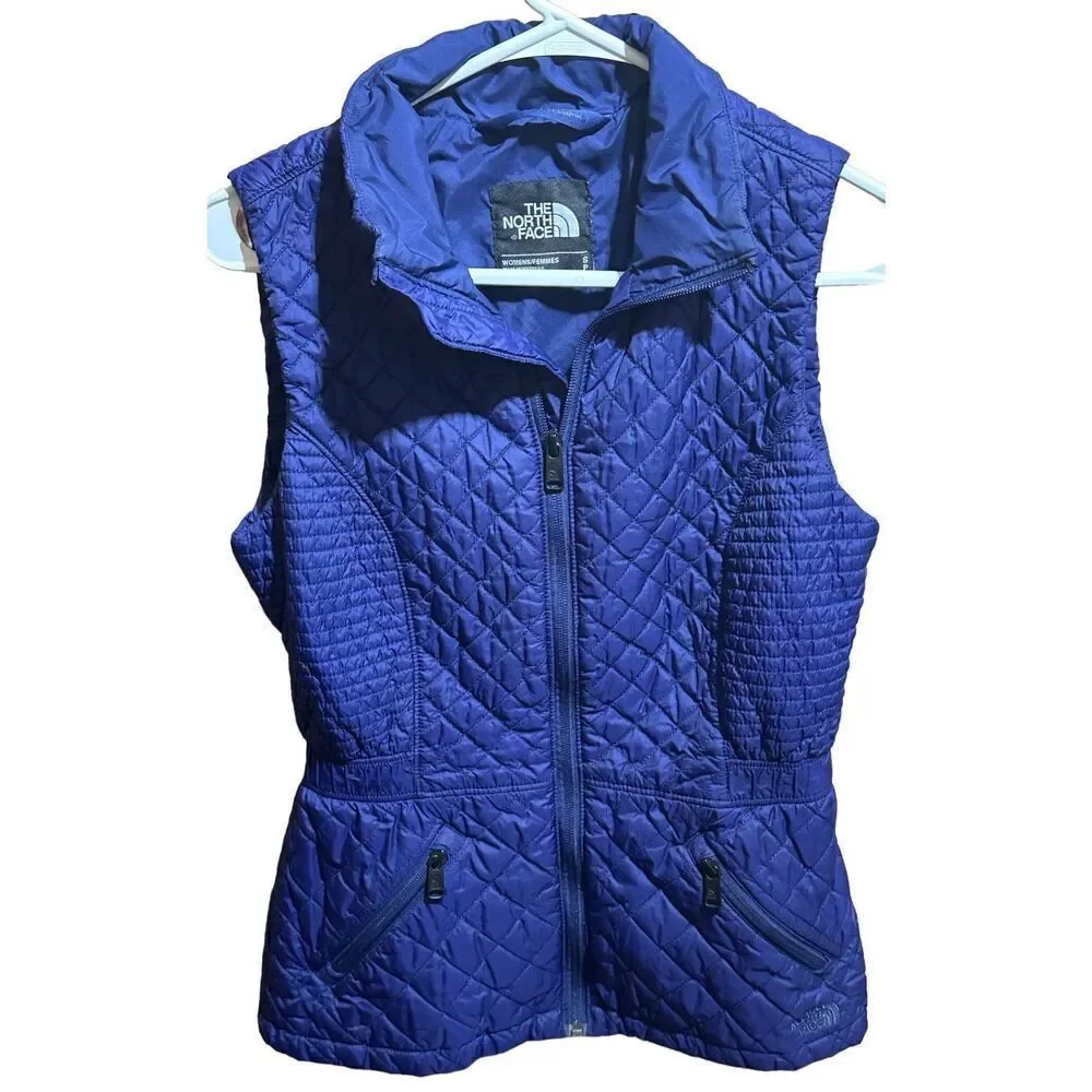 The North Face Women's Quilted Vest - Blue - Picture 1 of 5